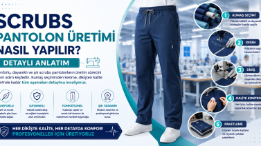 Scrubs Pantolon Üretimi Nasıl Yapılır? Detaylı Anlatım