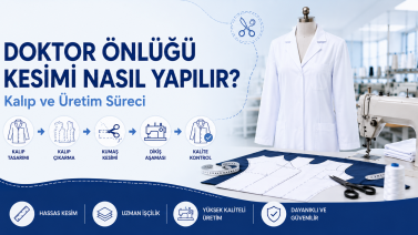Doktor Önlüğü Kesimi Nasıl Yapılır? Kalıp ve Üretim Süreci