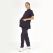 Navy Blue Maternity Doctor Nurse Medical Scrubs Set Luxury Lycra Fabric