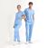 Light Blue Dr. Greys Doctor Nurse Medical Scrubs Set Luxury Lycra Fabric