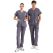 Lead Gray Dr. Greys Doctor Nurse Medical Scrubs Set Luxury Lycra Fabric