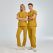 Mustard Dr. Greys Doctor Nurse Medical Scrubs Set Poly‑cotton blend fabric