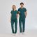 Petrol Green Dr. Greys Doctor Nurse Medical Scrubs Set Poly‑cotton blend fabric
