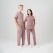 Dusty Rose Zero Doctor Nurse Medical Scrubs Set Best Lycra Fabric