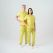 Neon Green Zero Doctor Nurse Medical Scrubs Set Best Lycra Fabric