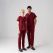 Burgundy Dr. Greys Doctor Nurse Medical Scrubs Set Best Lycra Fabric