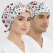 Medical Patterned Cap (Cotton Lycra Fabric)