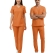 Orange Ochre Dr. Greys Медицинский костюм Scrubs – Люксовая стрейч-ткань