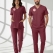 Graduate & Postgraduate Health Professionals Scrubs – Stretch Set | Turkey Ministry of Health – 2025 Standard – Biking Red