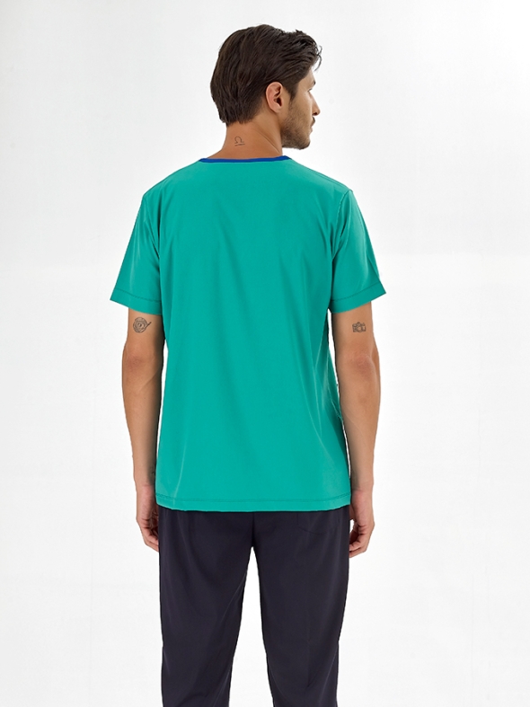 Silva Luxus-Elastik-Oberteil in OP-Grün