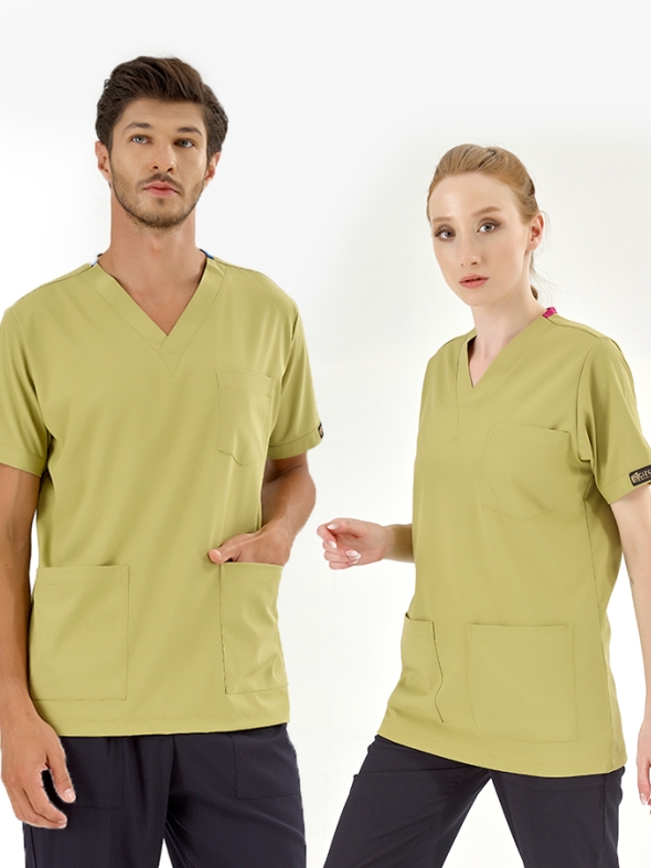 Pistaziengrünes Silva Luxus-Elastik-Oberteil