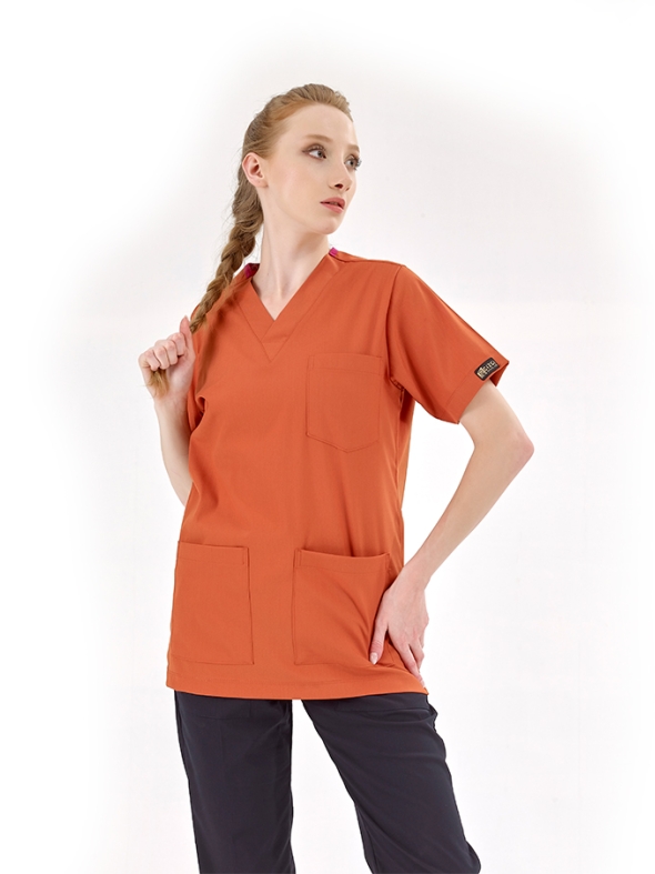 Kiremit Silva Lüks Likralı Tek Üst