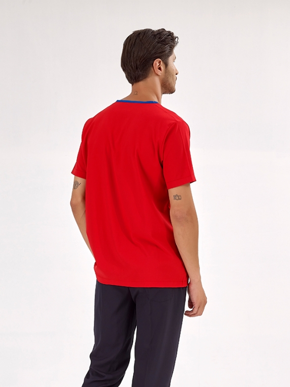 Красный медицинский верх Silva из роскошной лайкры