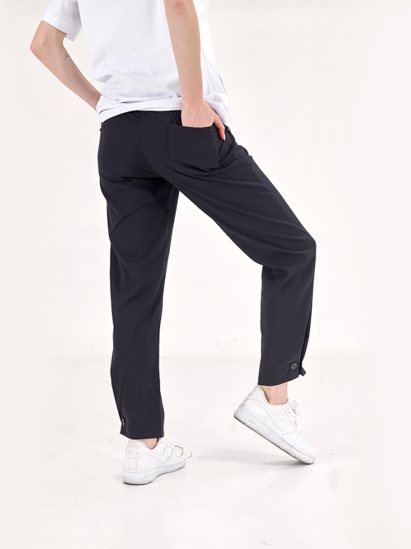 Lacivert Retro Kadın Doktor Hemşire Pantolonu (Tek Alt) Lüks Likralı Kumaş