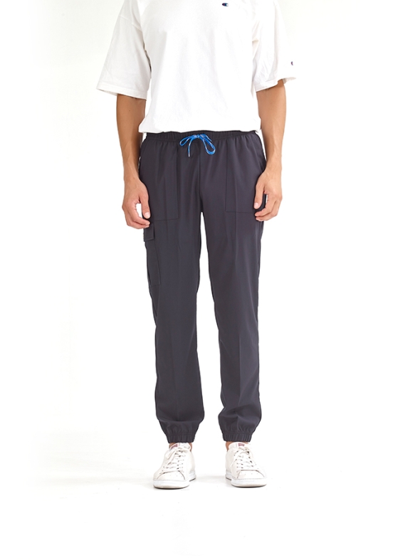 Lacivert Jogger Doktor Hemşire Pantolonu (Tek Alt) Lüks Likralı Kumaş