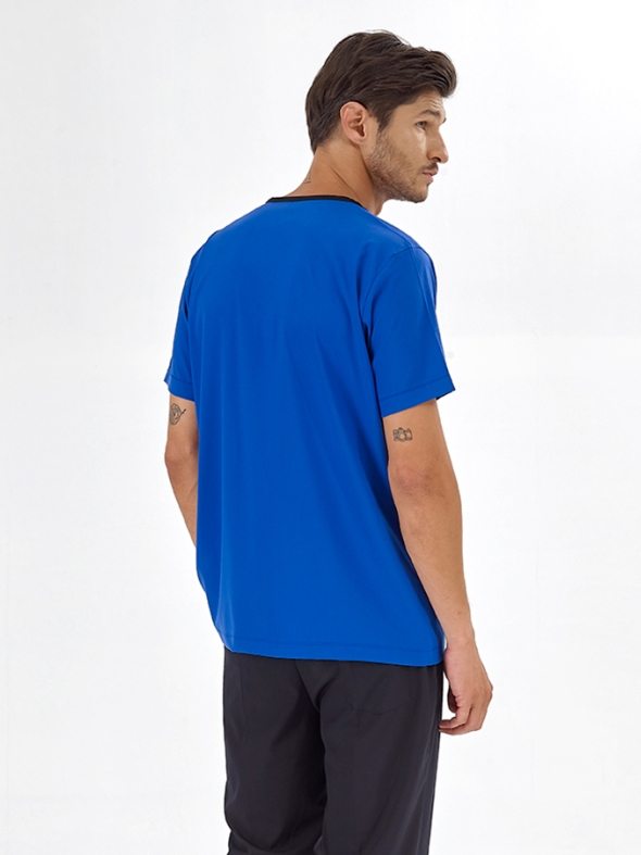 Saks Mavisi Silva Lüks Likralı Tek Üst