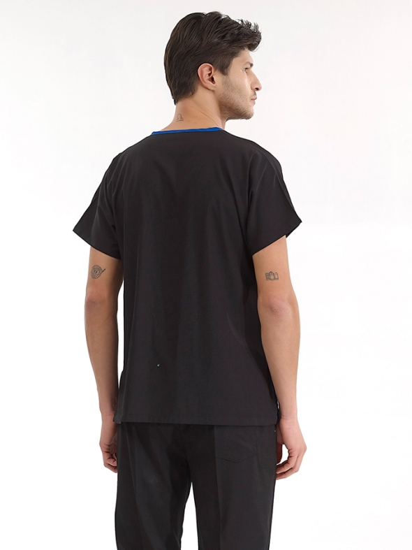 Siyah Silva Lüks Likralı Tek Üst