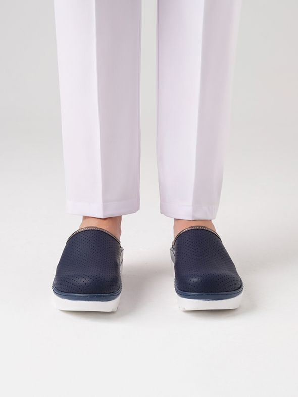 Lacivert Kadın Doktor Hemşire Medikal Fit Vivacolor Sabo Terlik