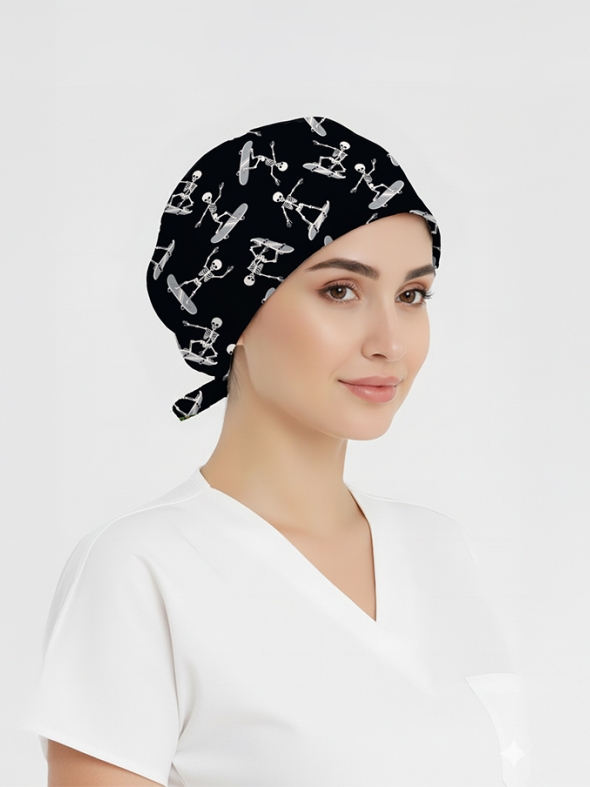 Kayan Ruhlar Desenli Bone (Cotton Likra Kumaş)