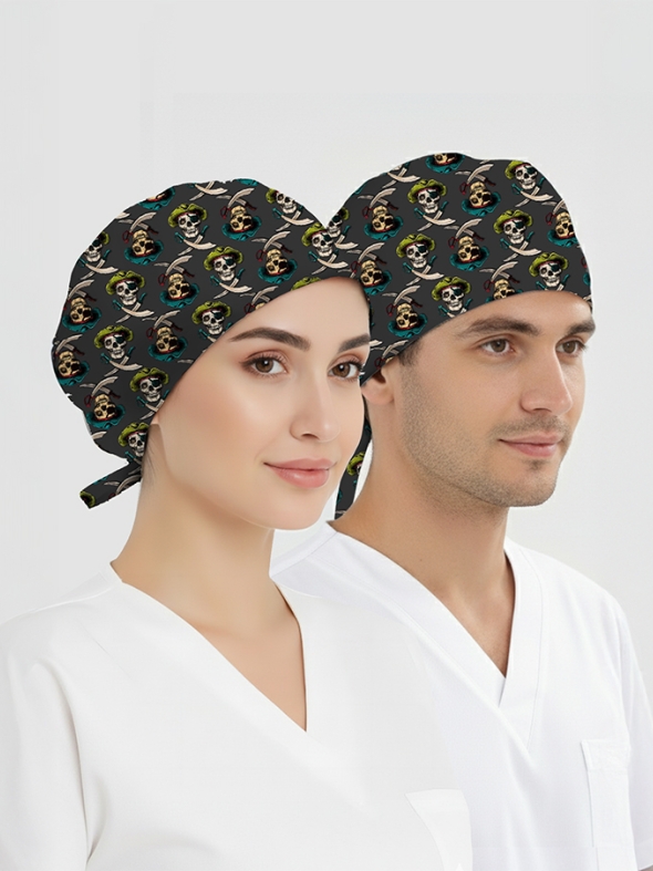 Korsan Desenli Bone (Cotton Likra Kumaş)