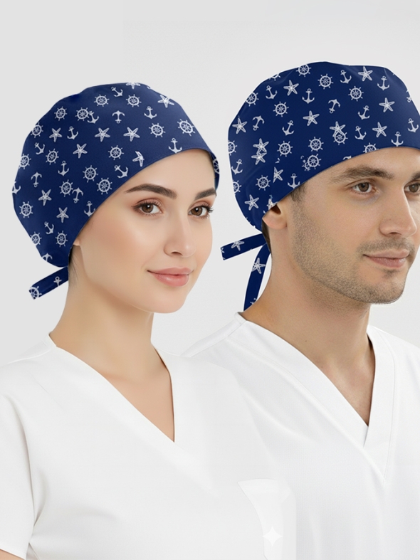 Çapa Desenli Bone (Cotton Likra Kumaş)