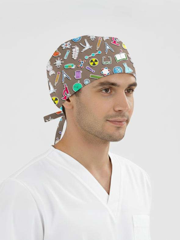 Keşif Vadisi Desenli Bone (Cotton Likra Kumaş)