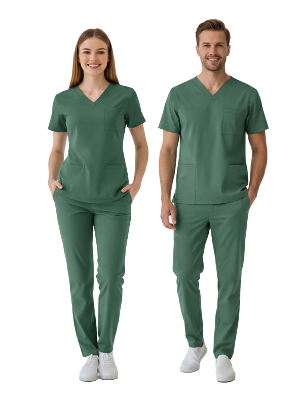 Frosty Spruce Dr. Greys Медицинский костюм Scrubs – Люксовая эластичная ткань