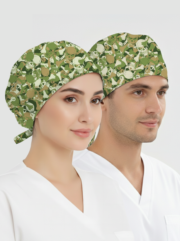 Asi Kamuflaj Desenli Bone (Cotton Likra Kumaş)