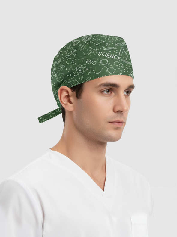 Science Lessons Cotton Lycra Patterned Cap