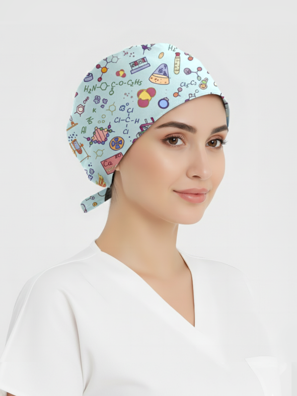 Formula Patterned Cap (Cotton Lycra Fabric)