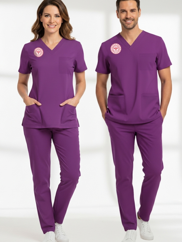 Ebe Forması Scrubs Likralı Takım Sağlık Bakanlığı Uyumlu-Byzantium