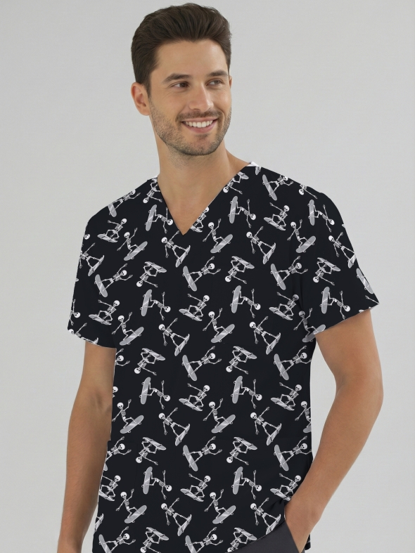 Kayan Ruhlar Desenli Tek Üst (Cotton Likra Kumaş)