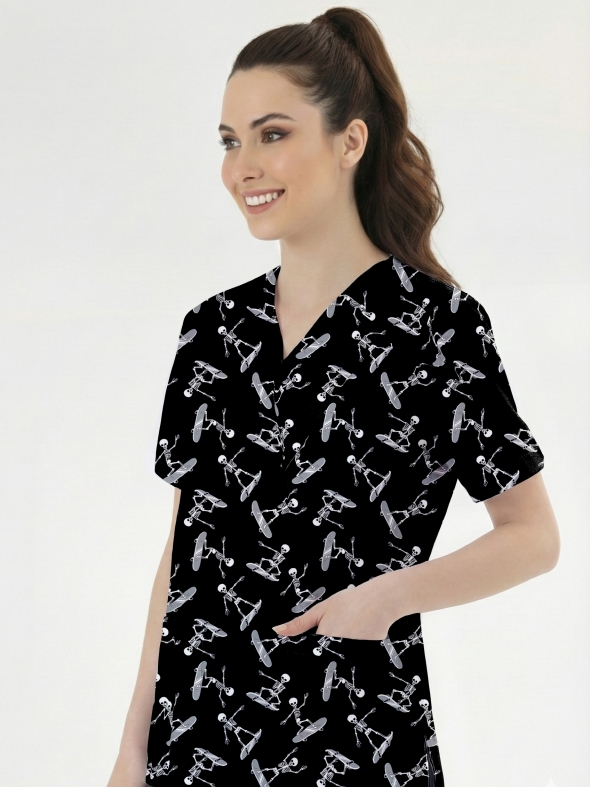 Kayan Ruhlar Desenli Tek Üst (Cotton Likra Kumaş)