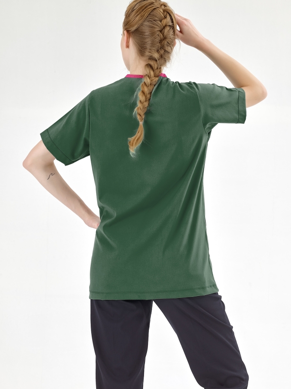 Avcı Yeşili Silva Lüks Likralı Tek Üst