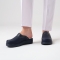Marineblau Damen Doktor Hebamie Medikal Plus Prestige Gemusterte Medizinische Clogs