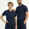 Lacivert Polo Yaka Kısa Kol İş Tişörtü Penye Lacoste Kumaş