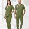 Apotheker Scrubs – Elastisches Set, offizielle Norm 2025, Grasshopper