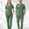 OP-Scrubs-Set für OP-Personal – Stretch, Offizieller Standard 2025, Frosty Spruce