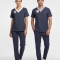 Leitende Pflegekraft Scrubs – Elastisches Set, Offizieller Standard 2025, Patriot Blue